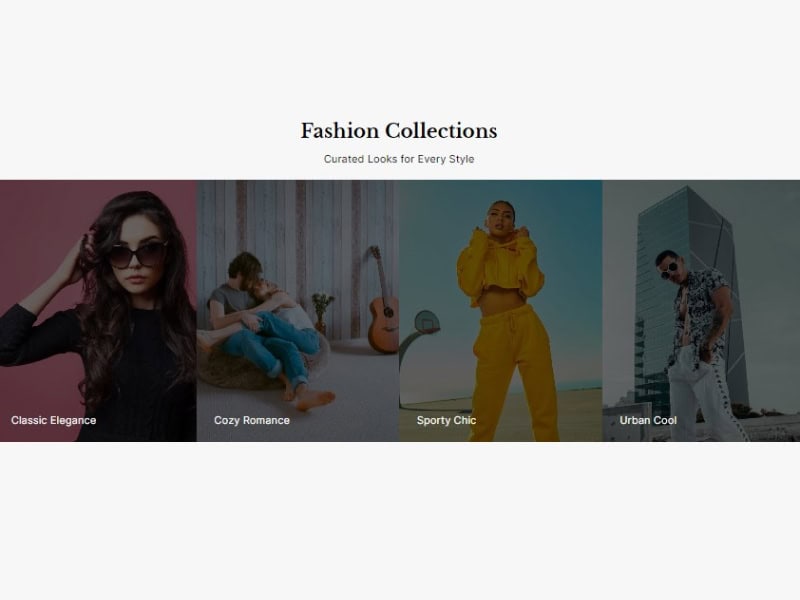 Content Box Hover Text Reveal with a Product Collection